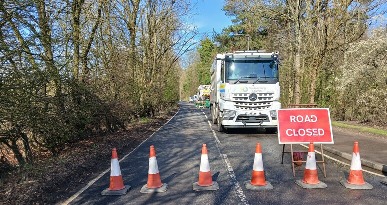 Auchenhowie Road Milngavie Sewer Repair