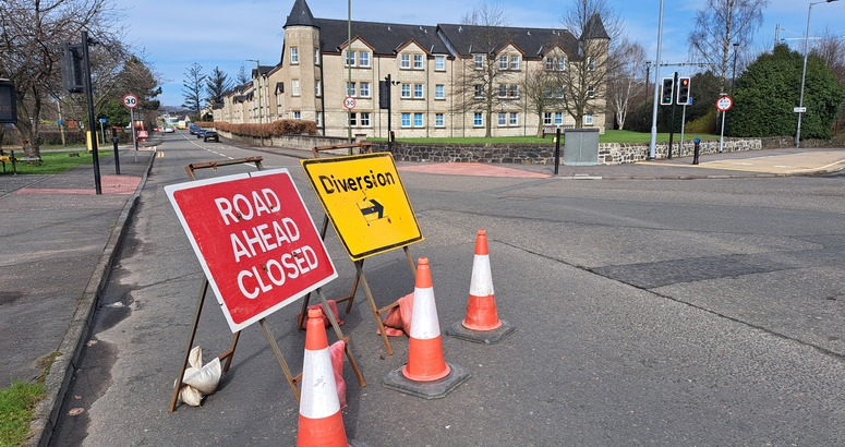 Cornton Road Stirling Sewer Repair
