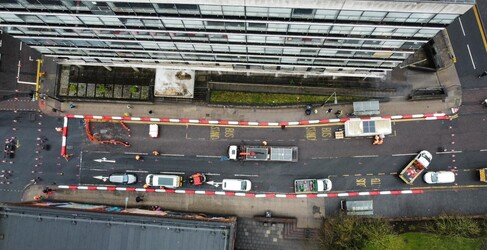 Cathedral Street Glasgow Sewer Collapse