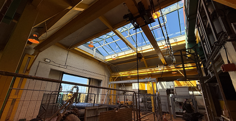 Inside Esk Waste Water Pumping Station