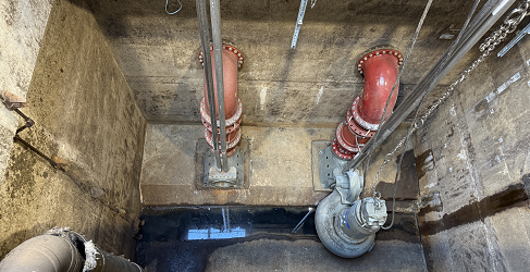 The pumps have been replaced