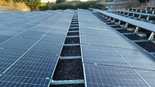 The new solar scheme at Forfar Wastewater Treatment Works