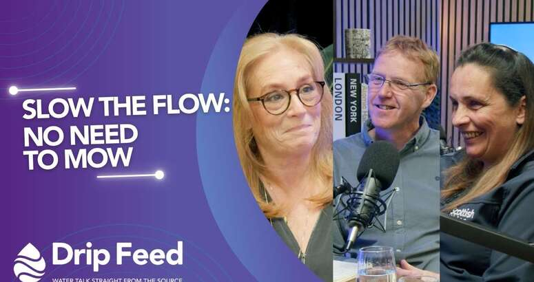 Thumbnail featuring SW employees Georgie Reid left. Annelies McMillan right and guest Brian Cunningham, centre.