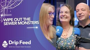 Episode Thumbnail left to right Georgie Reid, Catherine Gemmel and Ross Graham head and shoulders screen grabs from episode