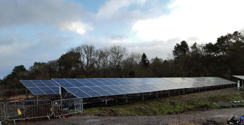 560 solar photovoltaic cells have been installed